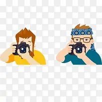 摄像人物矢量图-空若网 摄像人物矢量图-空若网