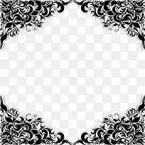 矢量黑色边框-空若网 矢量黑色边框-空若网