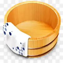 木盆毛巾素材-空若网 木盆毛巾素材-空若网