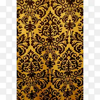 黑色花纹背景-空若网 黑色花纹背景-空若网