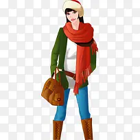 时尚冬装素材-空若网 时尚冬装素材-空若网