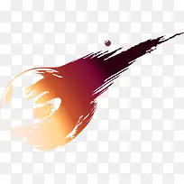 橙色大气陨石装饰图案-空若网 橙色大气陨石装饰图案-空若网