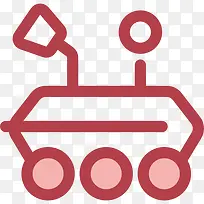 月球车图标-空若网 月球车图标-空若网