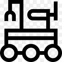 月球车图标-空若网 月球车图标-空若网