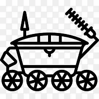 月球车图标-空若网 月球车图标-空若网