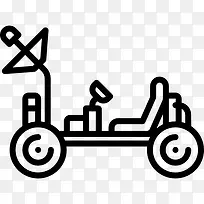 月球车图标-空若网 月球车图标-空若网