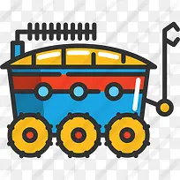 月球车图标-空若网 月球车图标-空若网