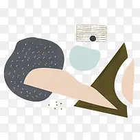 抽象的彩色文艺插画-空若网 抽象的彩色文艺插画-空若网