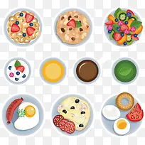 矢量手绘饭食物-空若网 矢量手绘饭食物-空若网