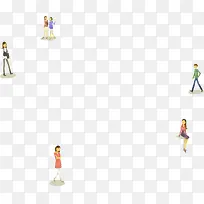 彩色手绘人物美景-空若网 彩色手绘人物美景-空若网