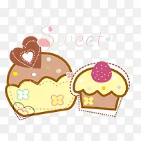 可爱手绘蛋糕-空若网 可爱手绘蛋糕-空若网