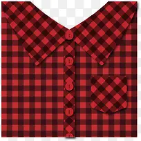 矢量手绘格纹衬衫-空若网 矢量手绘格纹衬衫-空若网