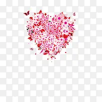 花朵爱心背景-空若网 花朵爱心背景-空若网
