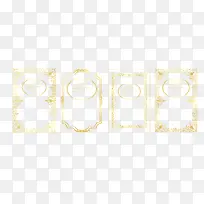 金色系花纹 边框-空若网 金色系花纹 边框-空若网