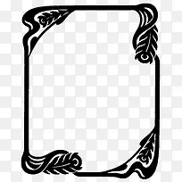 淡雅花纹边框-空若网 淡雅花纹边框-空若网