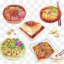 手绘食物-空若网 手绘食物-空若网