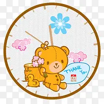 卡通时钟-空若网 卡通时钟-空若网