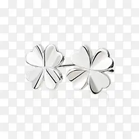 Òø°×É«ËÄÒ¶²Ý½ðÊô¶ú¶¤-¿ÕÈôÍø Òø°×É«ËÄÒ¶²Ý½ðÊô¶ú¶¤-¿ÕÈôÍø