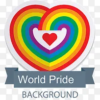 彩虹爱心-空若网 彩虹爱心-空若网