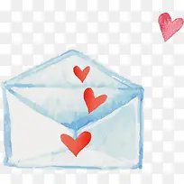 信封底纹爱心-空若网 信封底纹爱心-空若网