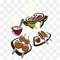 卡通手绘食物-空若网 卡通手绘食物-空若网