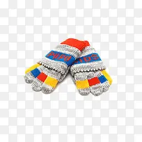 撞色字母毛线手套-空若网 撞色字母毛线手套-空若网