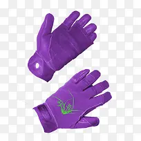 紫色皮质自行车手套-空若网 紫色皮质自行车手套-空若网