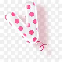 粉色可爱波点字母-空若网 粉色可爱波点字母-空若网