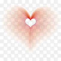 情人节红色线条爱心-空若网 情人节红色线条爱心-空若网