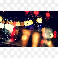 ÓêÒ¹²£Á§ÍâµÄµÆ¹âº£±¨±³¾°-¿ÕÈôÍø ÓêÒ¹²£Á§ÍâµÄµÆ¹âº£±¨±³¾°-¿ÕÈôÍø