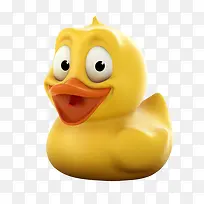 手绘黄色可爱的小黄鸭-空若网 手绘黄色可爱的小黄鸭-空若网
