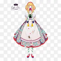 �ɰ��黨����ȹ��Ů-������