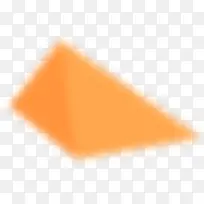 橙色创意立体图案-空若网 橙色创意立体图案-空若网