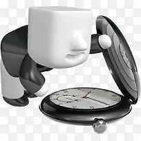 方头小人趣味看表-空若网 方头小人趣味看表-空若网