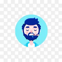 扁平化卡通形象素材-空若网 扁平化卡通形象素材-空若网