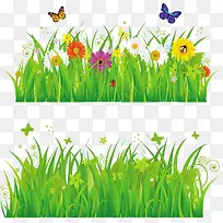 手绘绿草摄影图-空若网 手绘绿草摄影图-空若网