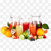 各式各样的新鲜水果汁-空若网 各式各样的新鲜水果汁-空若网
