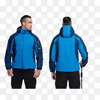 蓝色男式时尚冲锋衣-空若网 蓝色男式时尚冲锋衣-空若网