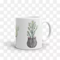 茶杯餐具咖啡杯兰花水彩肉质-空若网 茶杯餐具咖啡杯兰花水彩肉质-空若网