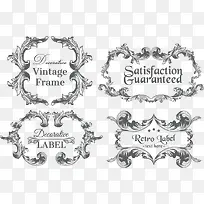 矢量欧式方形边框-空若网 矢量欧式方形边框-空若网