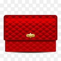 矢量手绘红色手拿包-空若网 矢量手绘红色手拿包-空若网