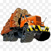 运木头的车-空若网 运木头的车-空若网