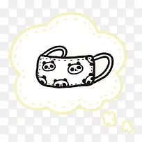 卡通黑色口罩-空若网 卡通黑色口罩-空若网