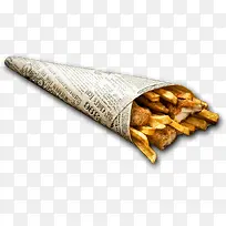 俯视报纸卷食物海报-空若网 俯视报纸卷食物海报-空若网