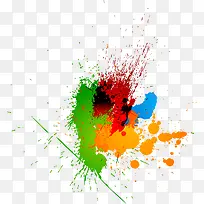 彩色喷墨背景-空若网 彩色喷墨背景-空若网