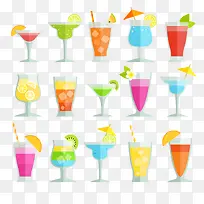 矢量各种饮料-空若网 矢量各种饮料-空若网