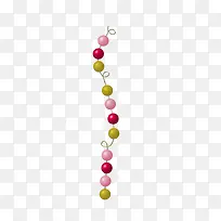 彩色珍珠串联背景-空若网 彩色珍珠串联背景-空若网