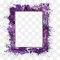 紫色泼墨边框-空若网 紫色泼墨边框-空若网