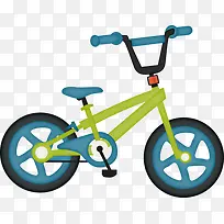卡通小清新儿童自行车-空若网 卡通小清新儿童自行车-空若网