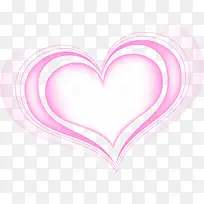 粉色多层手绘爱心-空若网 粉色多层手绘爱心-空若网